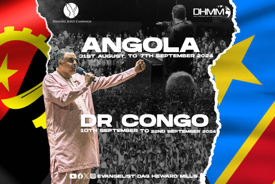 The Healing Jesus Campaign is coming to the Republic Democratic Of Congo and Angola With Evangelist Dag Heward-Mills